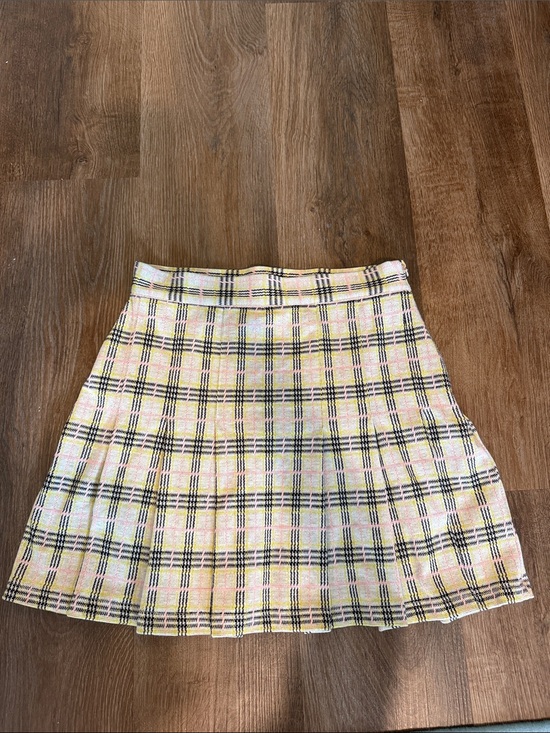 Free People Dresses & Skirts - Free People Plaid Pleated Mini Skirt